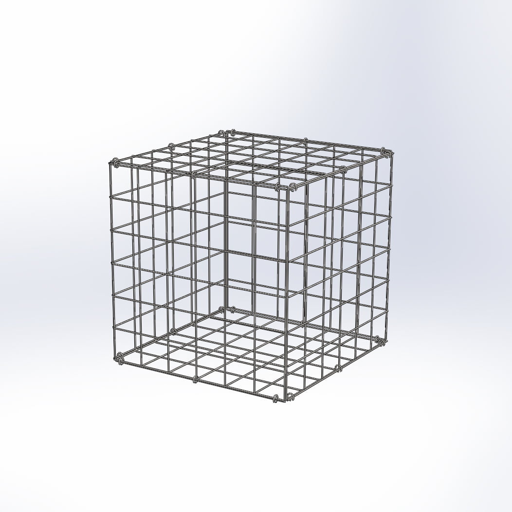 Welded Mesh Gabions – Galfan Finish