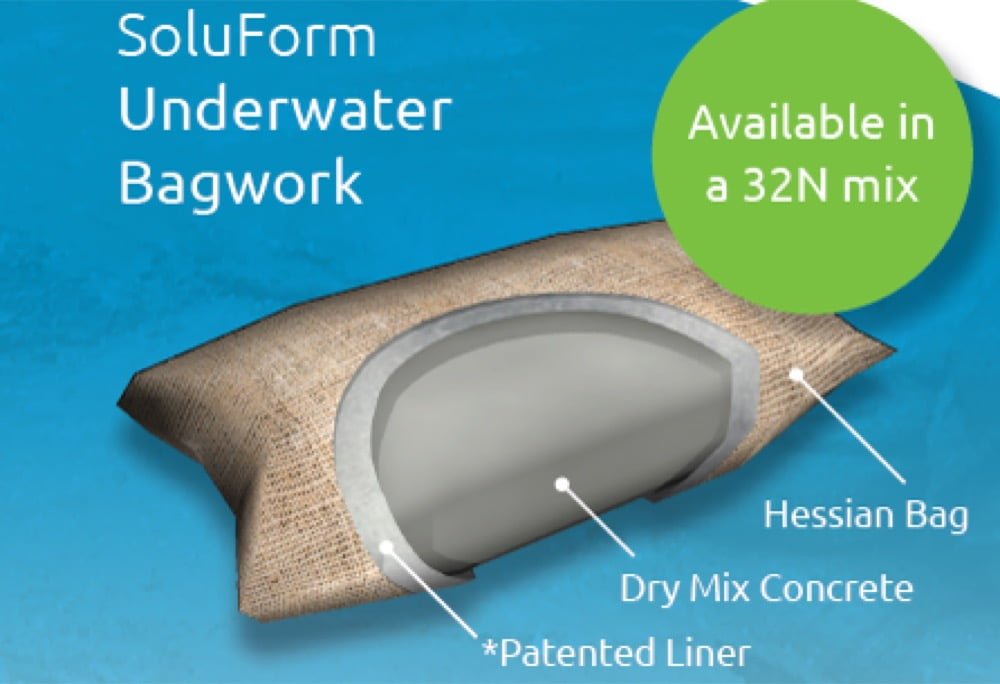 Soluform Underwater Concrete Bagwork – 20kg