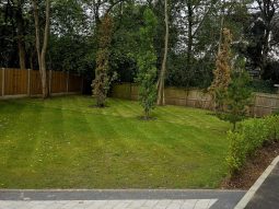 Park 40 grassed domestic parking Cheshire finished